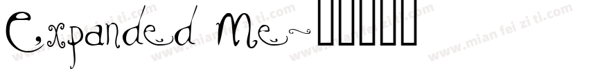 Expanded Me字体转换